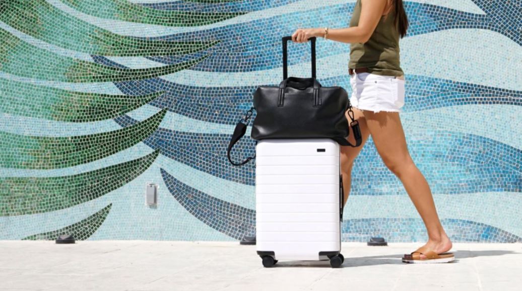 "Pink" 3x maleta cinturón maleta banda equipaje banda maleta-cinturón maleta-Band en el diseño